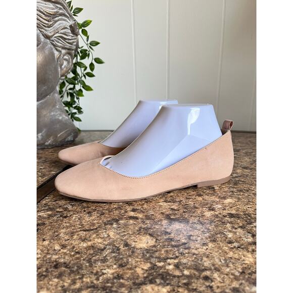 Lucky Brand Destrien2 Leather Ballet Flats 7M Blush Nude‎ Beige Quiet Luxury - Picture 11 of 11